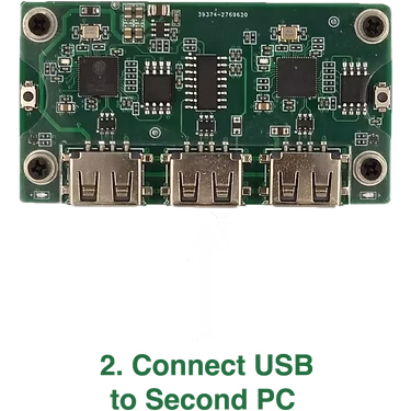 Middle port connection