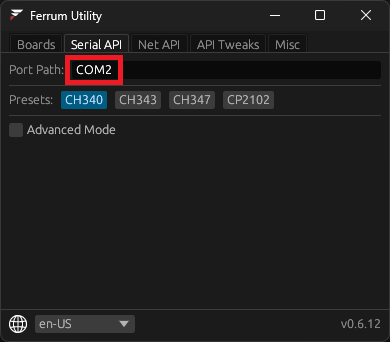 Provider software connection